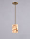 Valencia – Spanish Alabaster Pendant Light in Brushed Brass