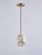 Valencia – Spanish Alabaster Pendant Light in Brushed Brass