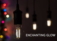 6W Dimmable LED (60W eq.) Classic Style Edison Bulbs, 2700K Warm White, 4 Pack