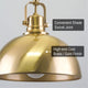 Belle Contemporary Industrial Pendant Light