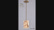 Video: Valencia – Spanish Alabaster Pendant Light in Brushed Brass