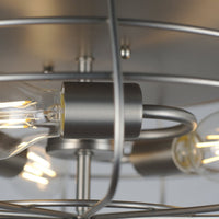 6W Dimmable LED (60W eq.) Classic Style Edison Bulbs, 2700K Warm White, 4 Pack