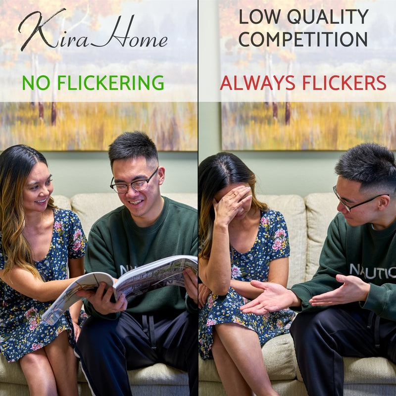 6W Dimmable LED (60W eq.) Classic Style Edison Bulbs, 2700K Warm White, 4 Pack