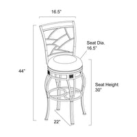 Monarch II 30" Swivel Bar Stool, Set of 2