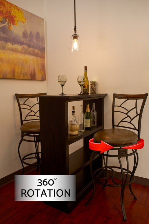 Monarch II 30" Swivel Bar Stool, Set of 2