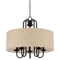 Gwenyth 20" 5-Light Modern Drum Chandelier
