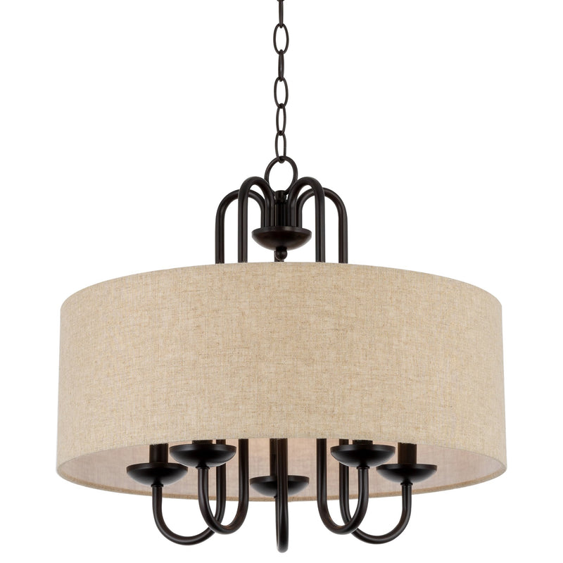Gwenyth 20" 5-Light Modern Drum Chandelier