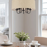 Gwenyth 20" 5-Light Modern Drum Chandelier