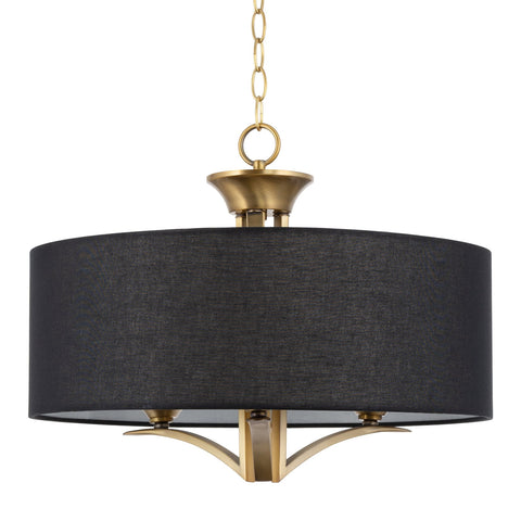 Alondra 20" Modern 3-Light Drum Chandelier