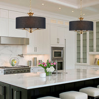 Alondra 20" Modern 3-Light Drum Chandelier