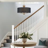 Alondra 20" Modern 3-Light Drum Chandelier