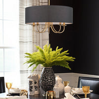 Quinn 22" Traditional 5-Light Hanging Chandelier