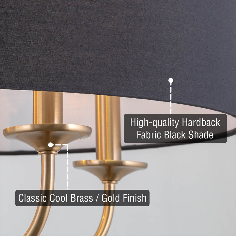 Quinn 22" Traditional 5-Light Hanging Chandelier