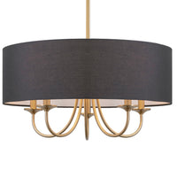 Quinn 22" Traditional 5-Light Hanging Chandelier