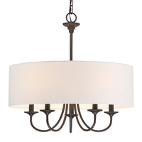 Quinn 22" Traditional 5-Light Chandelier