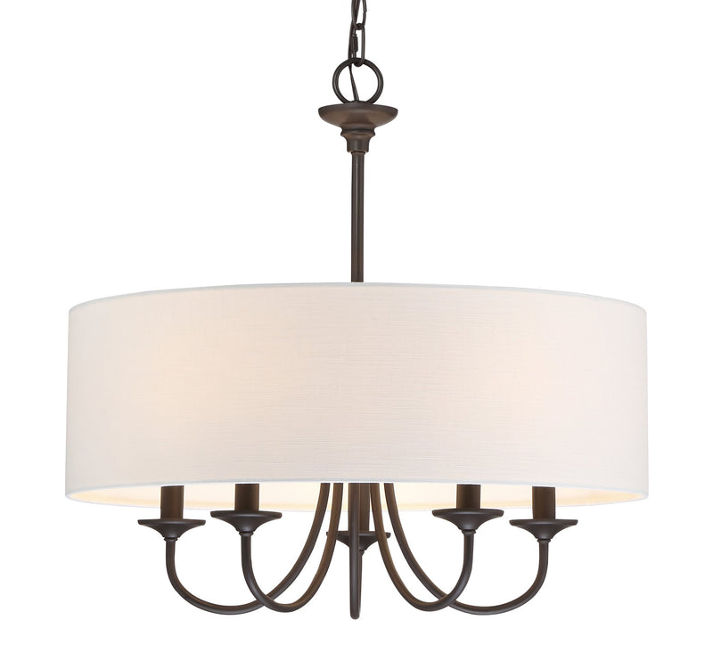 Quinn 22" Traditional 5-Light Chandelier