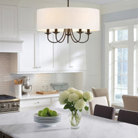 Quinn 22" Traditional 5-Light Chandelier