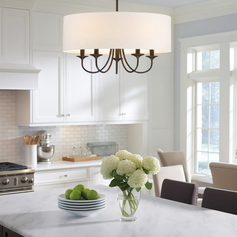 Quinn 22" Traditional 5-Light Chandelier