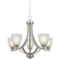 Weston 24" Contemporary 5-Light Large Hanging Chandelier