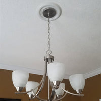 Weston 24" Contemporary 5-Light Large Hanging Chandelier