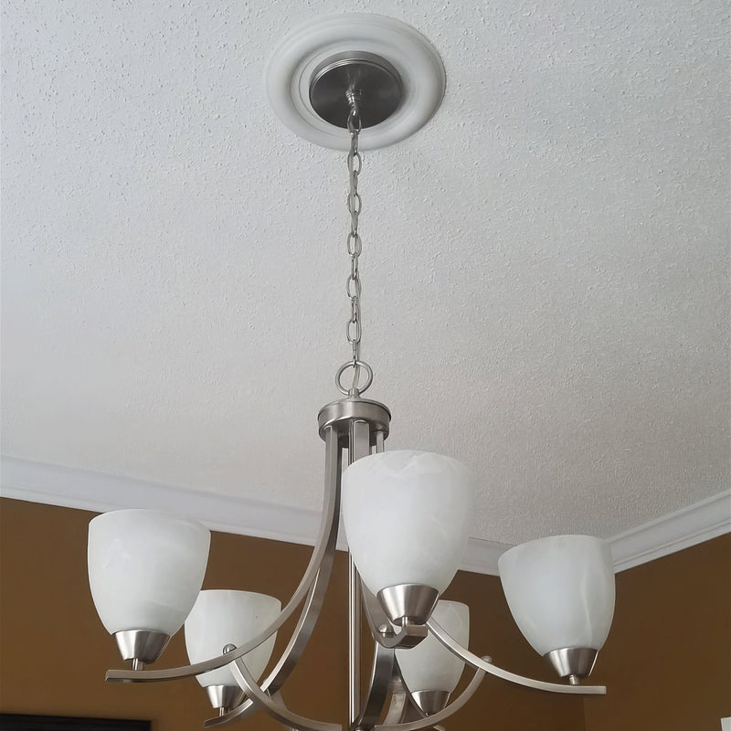 Weston 24" Contemporary 5-Light Large Hanging Chandelier