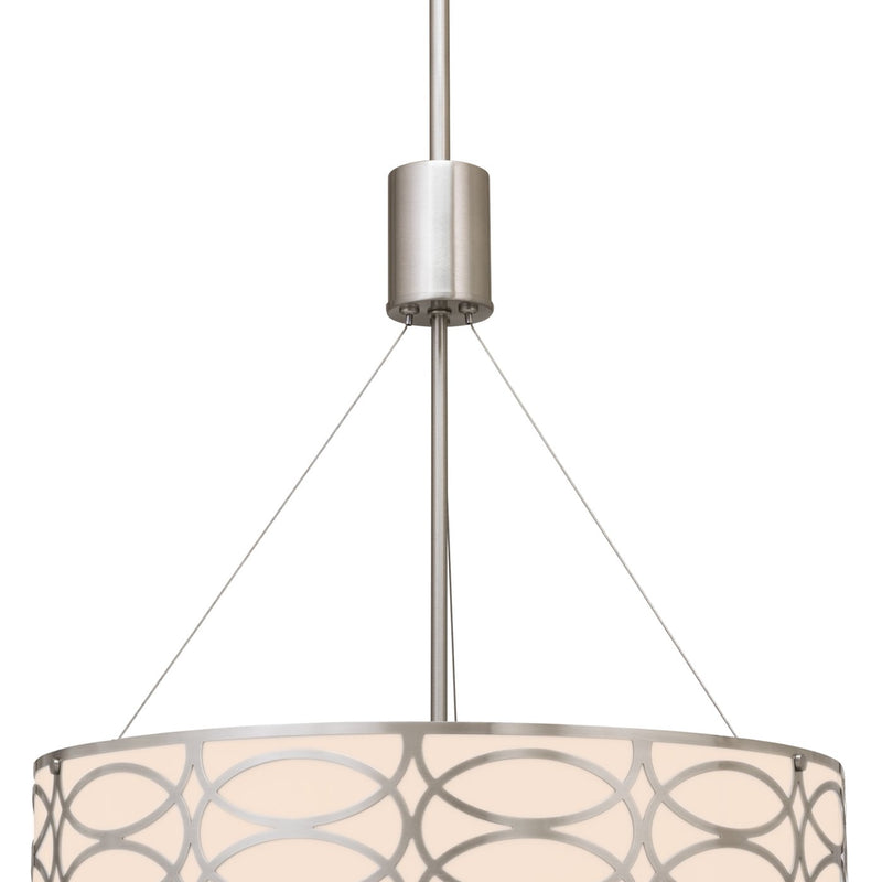 Sienna 19" 3-Light Metal Drum Chandelier