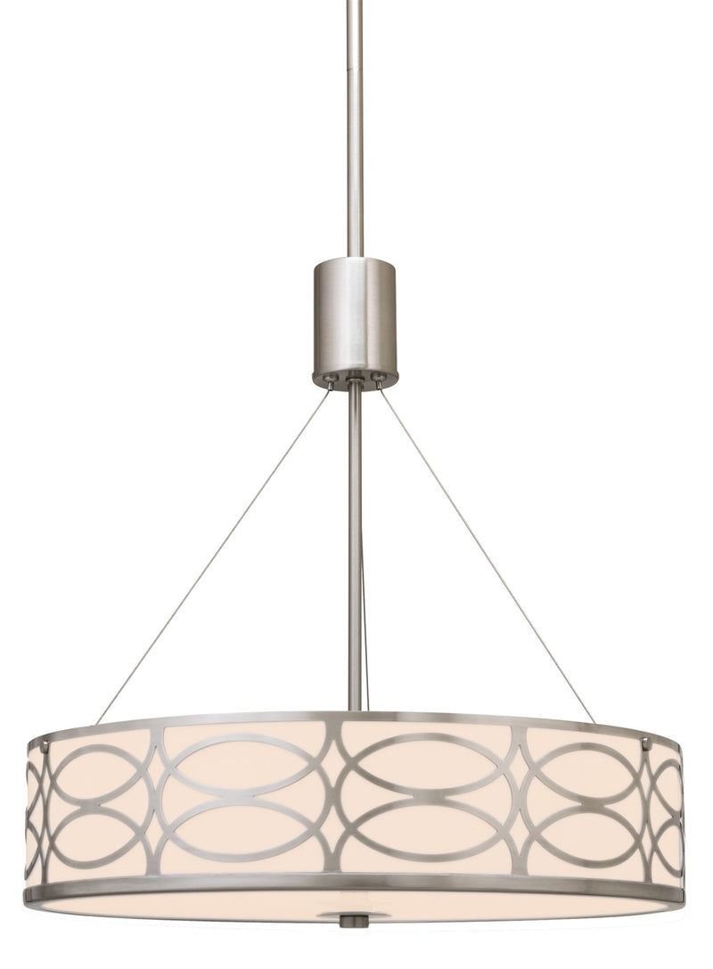 Sienna 19" 3-Light Metal Drum Chandelier
