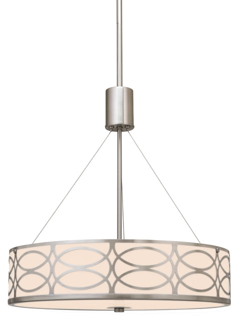 Sienna 19" 3-Light Metal Drum Chandelier