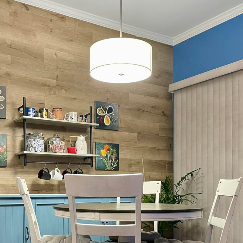 Nolan 18" Classic 3-Light Drum Pendant Chandelier