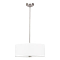 Nolan 18" Classic 3-Light Drum Pendant Chandelier