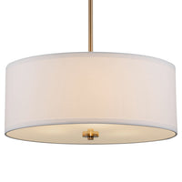 Nolan 18" Classic 3-Light Drum Pendant Chandelier