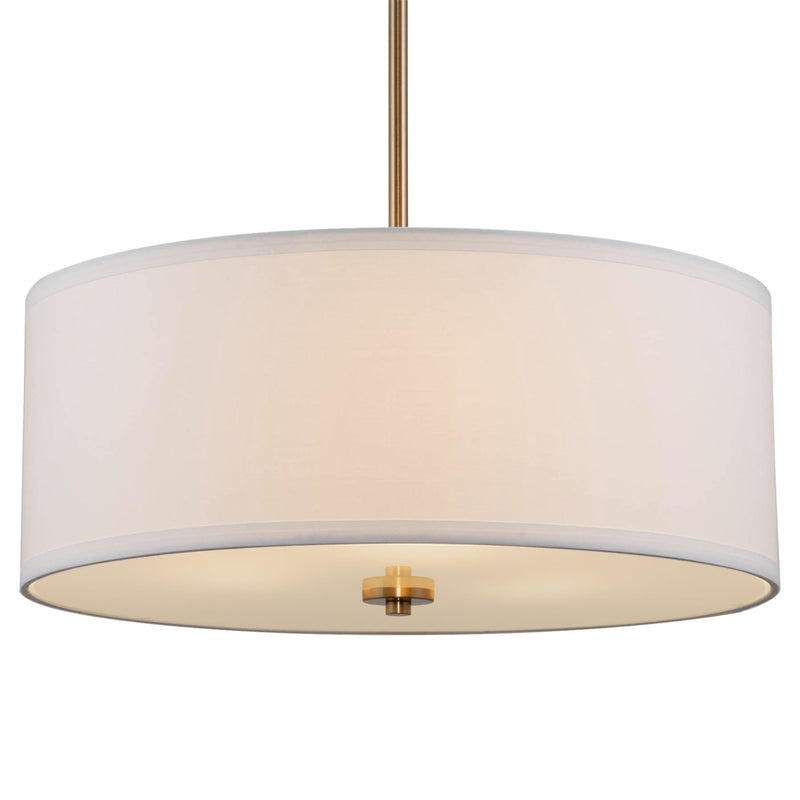 Nolan 18" Classic 3-Light Drum Pendant Chandelier