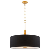 Adelade 22" Modern 3-Light Drum Pendant Chandelier
