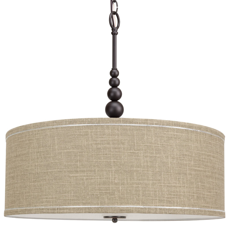 Adelade 23" Modern 3-Light Drum Pendant Chandelier