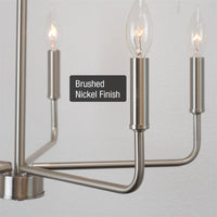 Camille 22" 5-Light Modern Chandelier