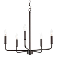 Camille 22" 5-Light Modern Chandelier