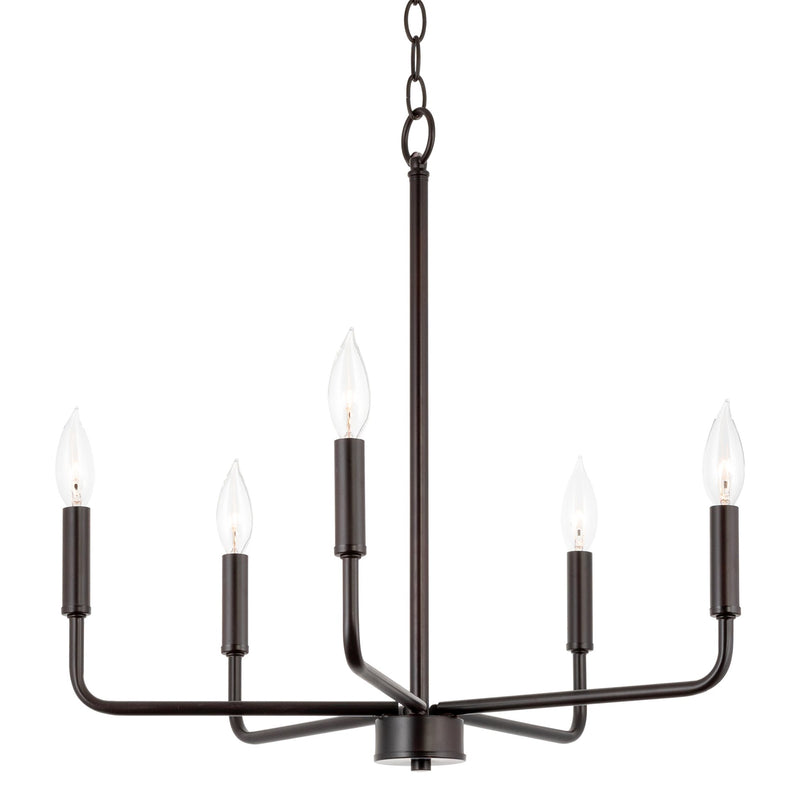 Camille 22" 5-Light Modern Chandelier