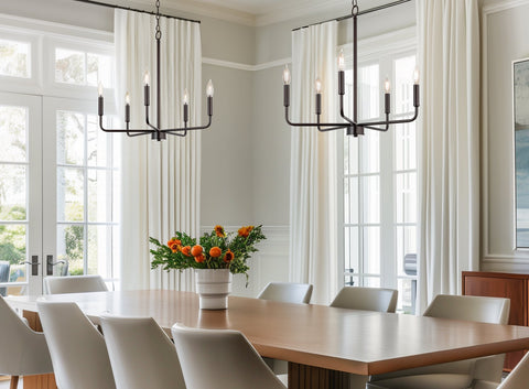 Camille 22" 5-Light Modern Chandelier