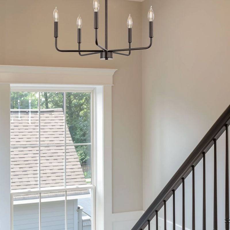 Camille 22" 5-Light Modern Chandelier