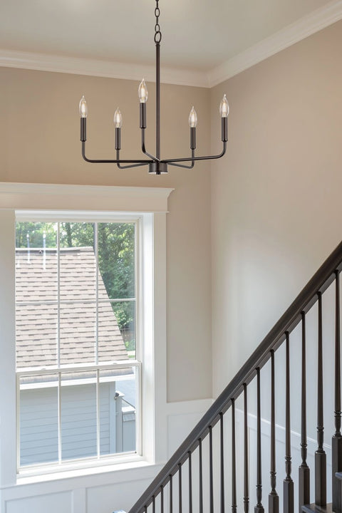 Camille 22" 5-Light Modern Chandelier