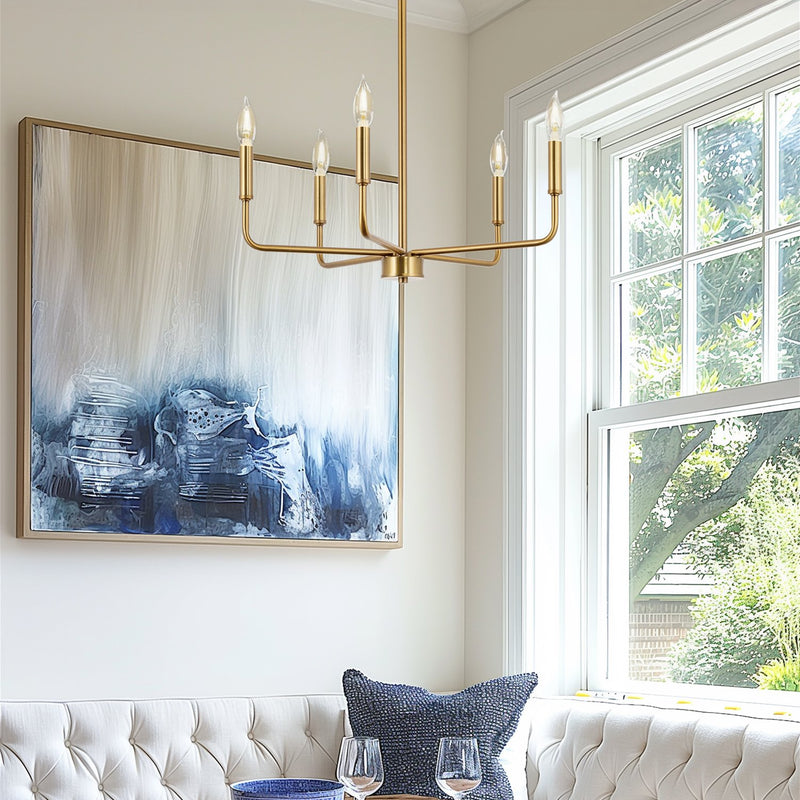 Camille 22" 5-Light Modern Chandelier