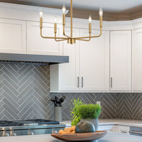 Camille 22" 5-Light Modern Chandelier