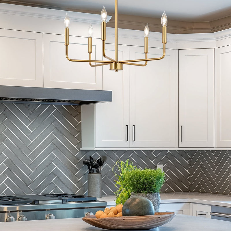 Camille 22" 5-Light Modern Chandelier