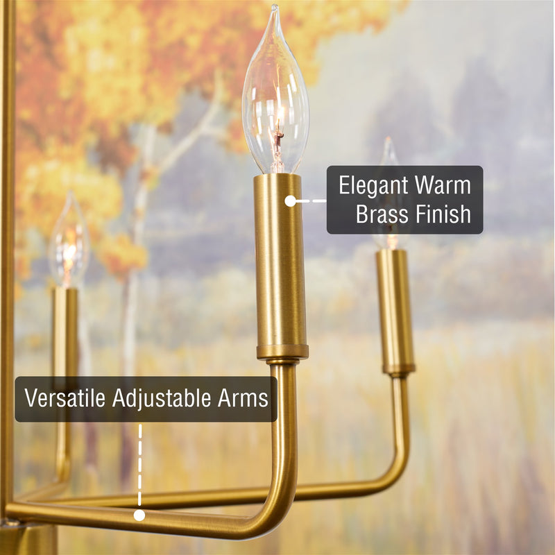 Camille 22" 5-Light Modern Chandelier