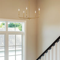 Camille 22" 5-Light Modern Chandelier