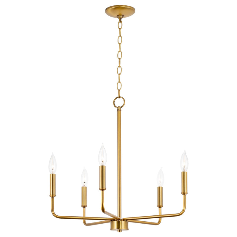 Camille 22" 5-Light Modern Chandelier