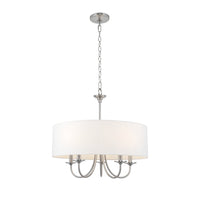 Quinn 22" Traditional 5-Light Hanging Chandelier