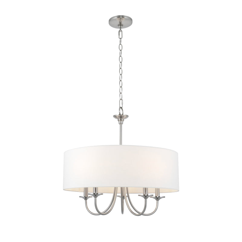 Quinn 22" Traditional 5-Light Hanging Chandelier