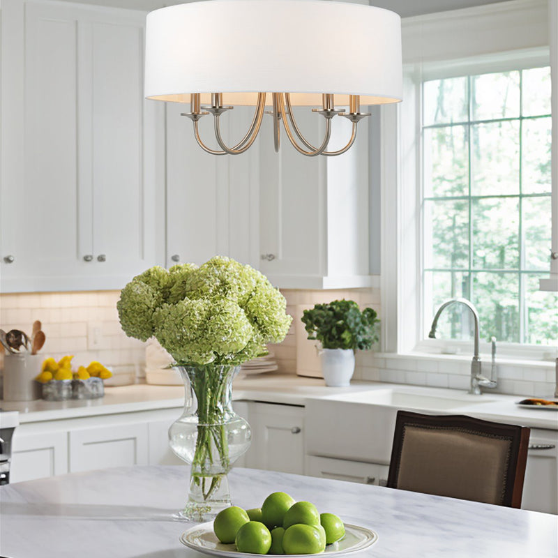 Quinn 22" Traditional 5-Light Hanging Chandelier