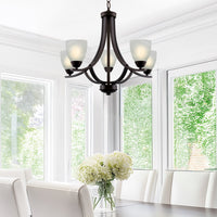 Weston 24" Contemporary 5-Light Large Chandelier